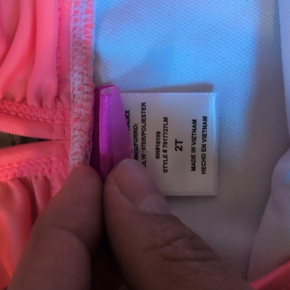 Girls Mixed Brand Swimsuit Bundles Size 2/3T Three One Piece Swimsuits Vacation - Picture 6 of 10